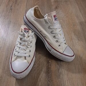 Converse Chuck Taylor All Star White / Off White Canvas Sneakers Men's Size 7